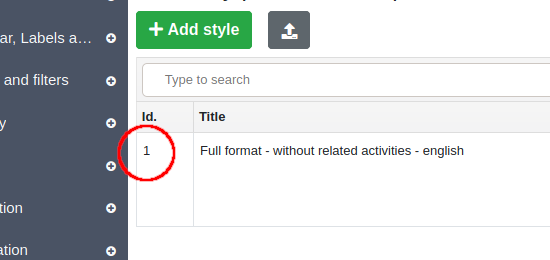 style identificator